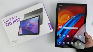 Lenovo Tab M10 3rd Gen Unboxing  HandsOn Design Unbox Set Up new Camera Test [upl. by Fotzsyzrk317]