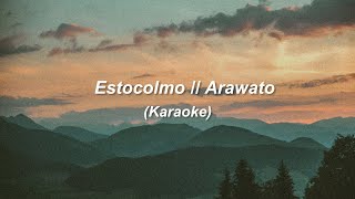 Arawato  Estocolmo  Karaoke Instrumental  Gm Key [upl. by Groscr]