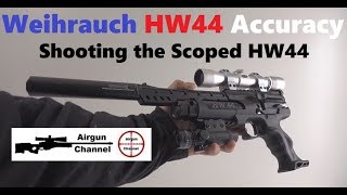 Weihrauch HW44 PCP Air Pistol Accuracy Testing and Shootout Review [upl. by Port]