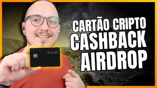 🛑  USE CRIPTOMOEDAS NO CARTÃO E GANHE CASHBACK EM AIRDROP TAXAS PONTOS E MAIS KAST FINANCE [upl. by Ogata]