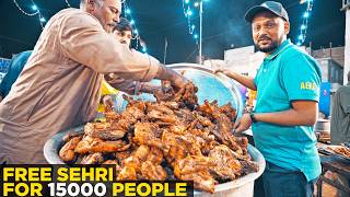 Free Ramzan Food for 15000 people  Sehri Preparation in Karachi by JDC Pakistan [upl. by Artemus163]