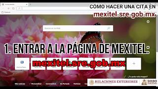 Cómo hacer una cita en MEXITEL [upl. by Reyna904]