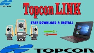 Total station Topcon Software Topcon link free download and installwith out registration [upl. by Ermin]