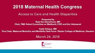 Maternal Health Congress  Access to Care and Health Disparities [upl. by Wurster]