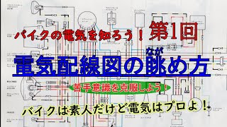 バイクの電気を知ろう！ 第1回『配線図の眺め方』 [upl. by Tterraj153]