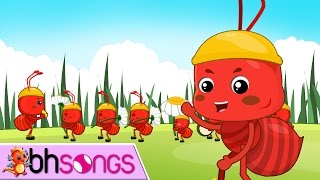 Ants Go Marching  Nursery Rhymes Songs with Lyrics and Action for Babies Vocal 4K [upl. by Wrand]