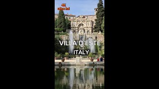 Villa DEste Italian Renaissance Beauty in 4K [upl. by Irac]