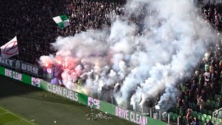 fc groningen ajax pyro door de supporters beerschot [upl. by Lesiram728]