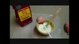 How To Add Stripes to Cake Pops [upl. by Lairret]