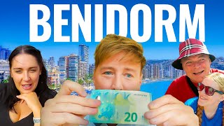 Can you still get DRUNK with just €20 in BENIDORM Bar crawl challenge [upl. by Meedan608]