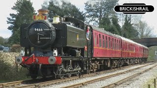 GWR Pannier Tank 9466  Ecclesbourne Valley Railway  150421 [upl. by Dee108]