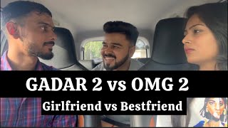 Gadar 2 vs omg 2 review dagar 11 funny video girlfriend boyfriend bestfriend fight ladai Sunny deol [upl. by Tterrab38]