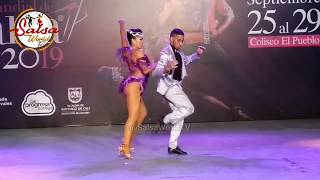 Pareja Salsa Caleña  Maicol Paredes amp Daniela Zamora  Festival mundial de salsa 2019 Cali [upl. by Eidna]