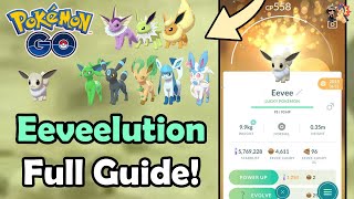 How To Evolve ALL Eevee Evolutions In Pokémon GO  Eeveelution Guide With amp Without Name Trick [upl. by Arriet]