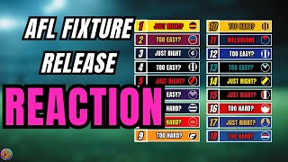 AFL Fixture REACTION  Fair Or Unfair [upl. by Eda]