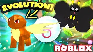 GETTING THE BEST BUSH PET AND EVOLVING THE BEST LEGENDARY PET  Roblox Pet Trainer [upl. by Shanan]