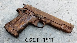 Restoring a rusty Colt 1970 30 Caliber Gun Restoration [upl. by Nemhauser181]