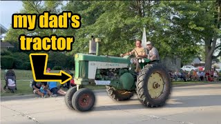 Driving My Dads Sold Tractor A Surprise Reunion [upl. by Lajet]