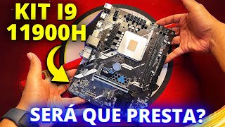 KIT Core i9 11900H O BARATO SAIU CARO OU REALMENTE RODA TUDO  REVIEW E TESTES i9 11900H 2023 [upl. by Ellecrag]