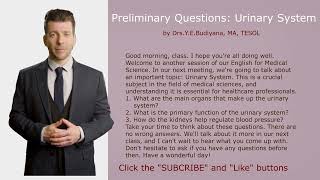 1 Preliminary Questions Urinary System [upl. by Arikal388]