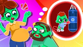 Zombie Pregnant Song  Taking Care Baby  More Comy Zomy Nursery Rhymes amp Kids Songs [upl. by Beisel]