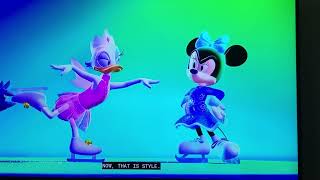 Mickey’s Twice Upon A Christmas 2004 Minnie amp Daisy Fight On The Ice [upl. by Hyacinthie]