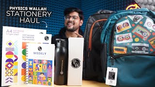 Physics Wallah Mega Stationery Haul Student Yard 🔥 [upl. by Doss96]