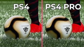 4K PES 2019 – PS4 vs PS4 Pro Graphics Comparison DEMO [upl. by Otecina465]