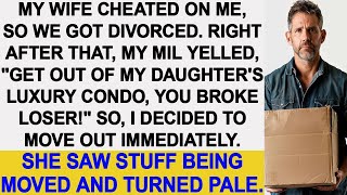 My wife cheated on me so we got divorced My MIL yelled Get out of my daughters luxury cond [upl. by Dopp]