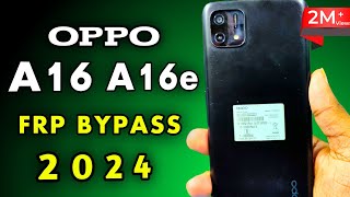 Oppo A16e Frp Bypass Android 11 without pc Oppo Cph2421 Frp Bypass 2024 All Oppo FRP Bypass Tricks [upl. by Toth144]