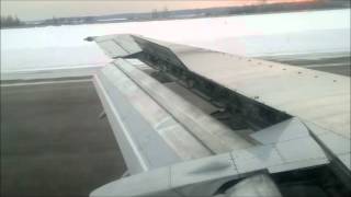 Boeing 737524 Belavia Landing at Moscow Domodedovo [upl. by Oner360]