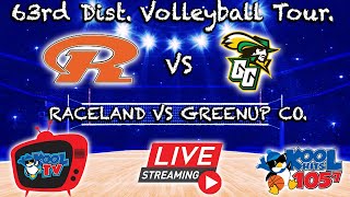 Raceland vs Greenup Volleyball  63rd Dist Tour  KHSAA Volleyball  LIVE  KOOL TV  102124 [upl. by Animaj399]