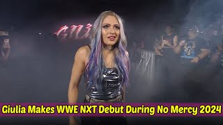 Giulia Makes WWE NXT Debut During No Mercy 2024 [upl. by Deedahs]