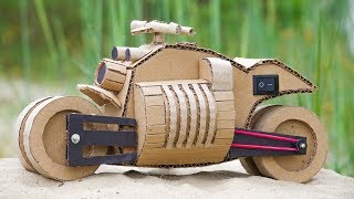 How to Make Toy Motorcycle Dodge from Cardboard [upl. by Mccomb]