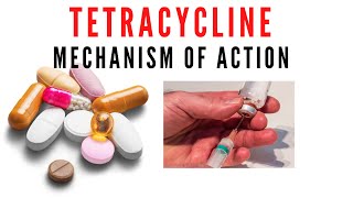 Tetracycline  mechanism of action uses and side effects [upl. by Nosredna]