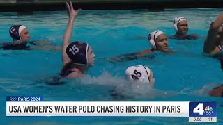 US womens water polo team looking to make history at Paris Olympics [upl. by Trakas]