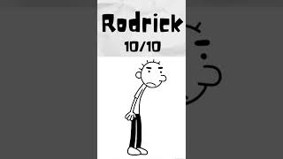 Rating diary of a wimpy kid characters [upl. by Eskill]