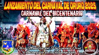 LANZAMIENTO DEL CARNAVAL DE ORURO 2025 [upl. by Ecertal]