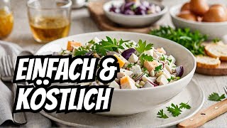 Heringssalat Rezept  Lecker und einfach zubereitet [upl. by Reibaj498]