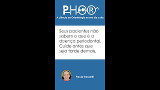 A doença periodontal é silenciosa Cuidese [upl. by Mrots884]