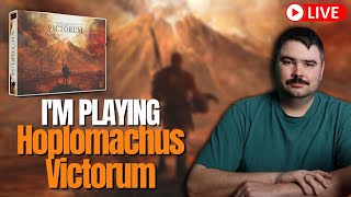 Hoplomachus Victorum Act 1  Board Game Playthrough  LIVE [upl. by Nakasuji]