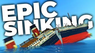 EPIC SINKING  Stormworks Build and Rescue [upl. by Notxed811]