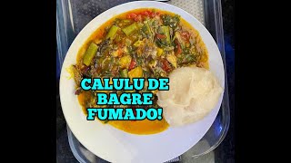 CALULU DE BAGRE FUMADO COM FUNGE DE BOMBO [upl. by Yatnahc]