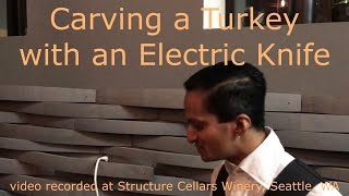 Carving a Turkey with an Electric Knife [upl. by Rossing]