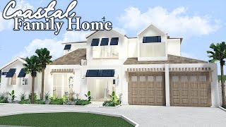 Coastal Family Home Speedbuild  ROBLOX Bloxburg [upl. by Elfrida103]