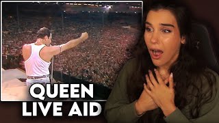 LIFE CHANGING PERFORMANCE First Time Reaction to Queen Live Aid [upl. by Azmuh]