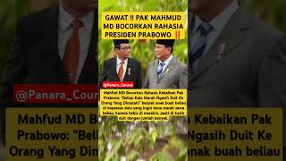 Mahfud MD bocorkan rahasia Prabowo di tv shorts [upl. by Dyrraj]