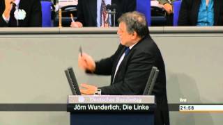 Jörn Wunderlich DIE LINKE Familienpolitik à la Große Koalition [upl. by Josefa]