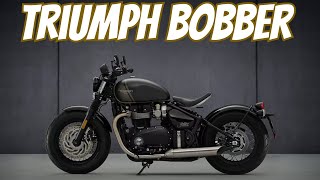 2024 Triumph Bonneville Bobber Demo and Review [upl. by Kaule]