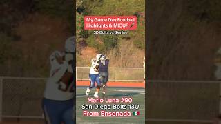 Middle School football Oline Lineman Torta power mic’ed up oline offensiveline youthfootball [upl. by Cung]